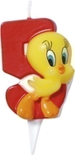 Κερί 5 Tweety Yellow