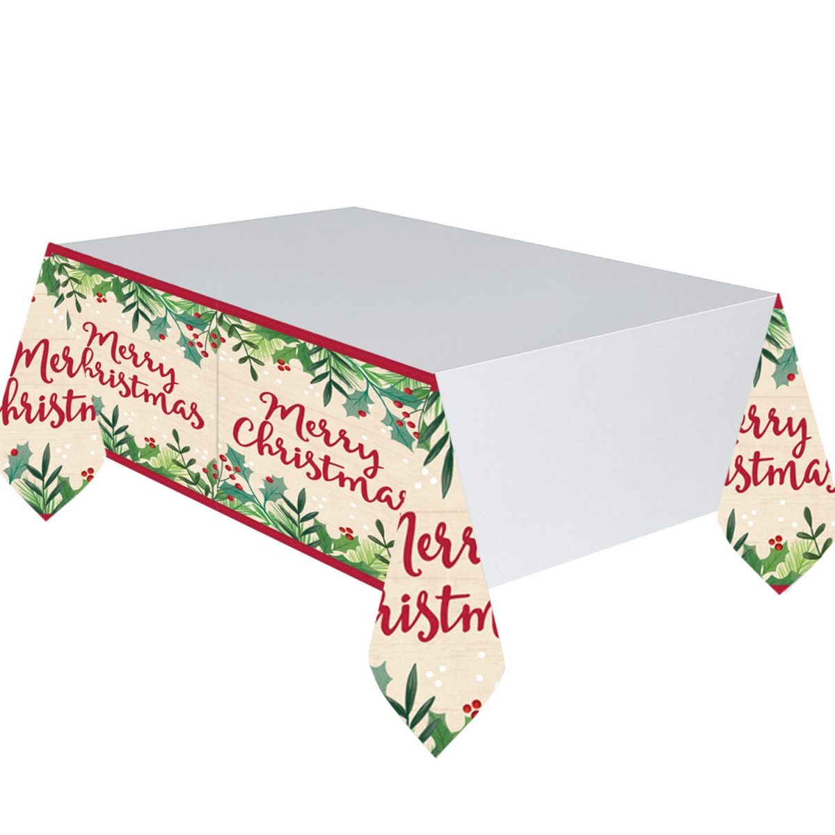 Τραπεζομάντηλο πλαστικό Merry Holly Day 1.37 X 2.59μ