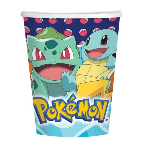 Ποτήρια Χάρτινα Pokemon 250 ml / 8 τεμ