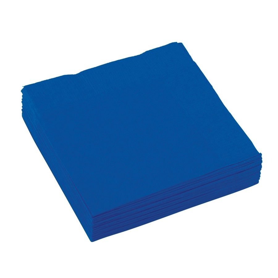 Χαρτοπετσέτες γλυκού Μπλε 25εκ Bright Royal Blue /20 τεμ 2φυλλες