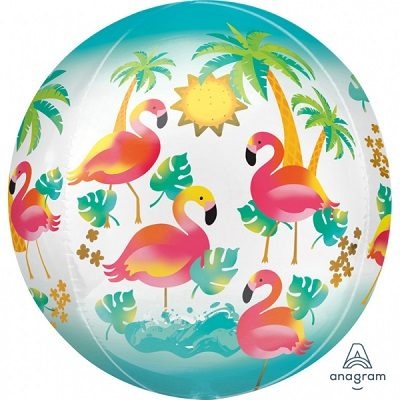 Μπαλόνι Φοιλ Orbz Let's Flamingle / 38 x 40 εκ