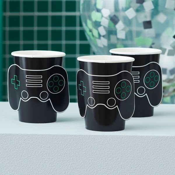 Ποτήρια Χάρτινα Pop Out Χειριστήριο / 8 pcs