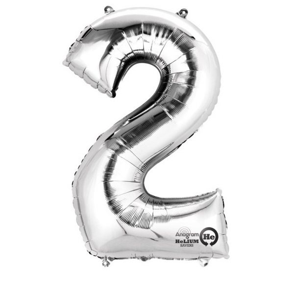 Φοιλ Super Shape Νούμερο 2 Ασημί / 86εκ ύψος