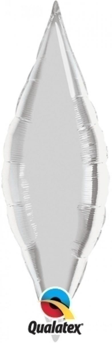 Μπαλόνι φοιλ σχήμα 13 Taper Silver