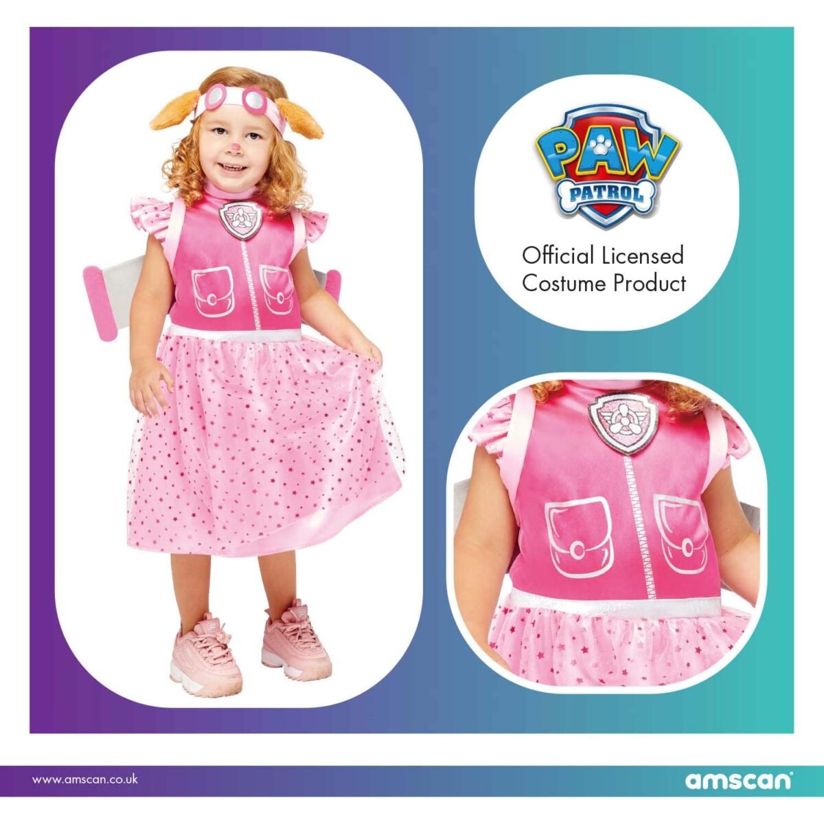 Στολή Paw Patrol Deluxe Skye Costume 4-6 Ετών