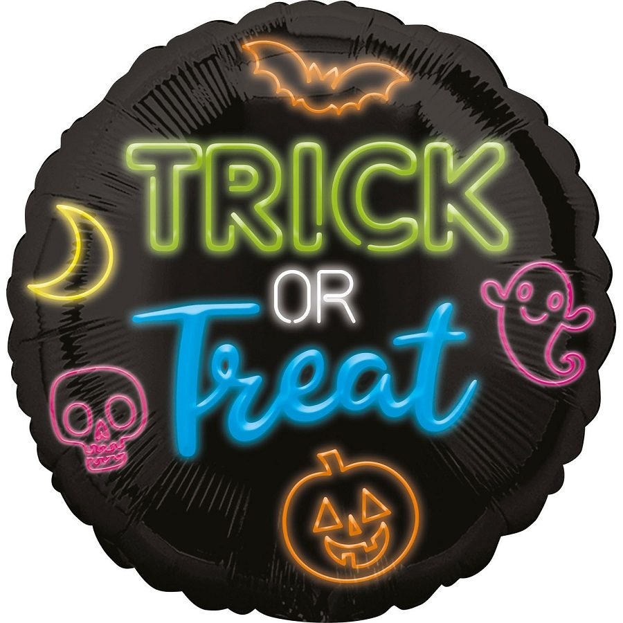 Μπαλόνι Φοιλ 17 Neon Trick or Treat / 43 εκ