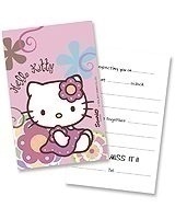 Προσκλήσεις Hello Kitty Bamboo /6τεμ