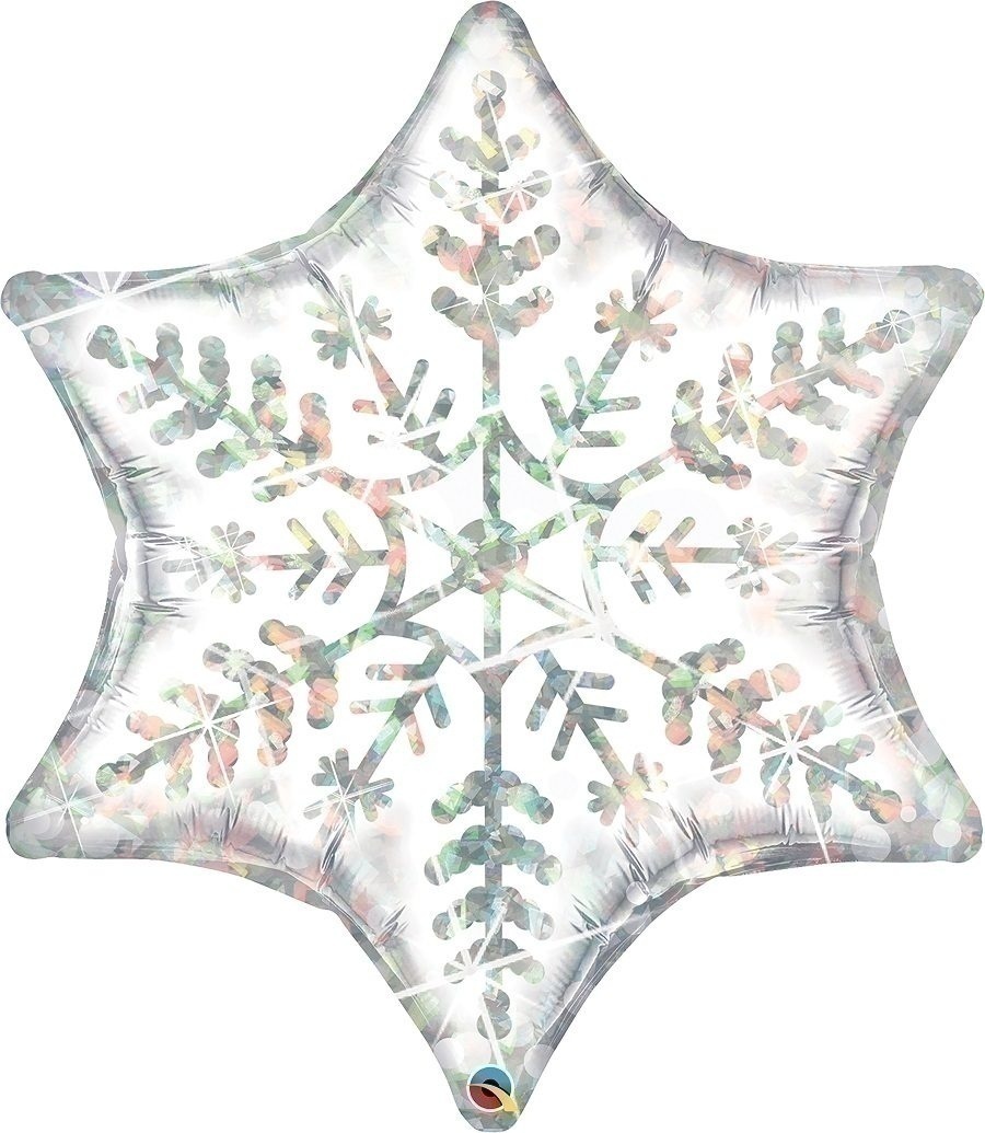 ΜπαλΦοιλ Σχήμα 36 Dazzling Snowflake Holographic - χιονονιφάδες