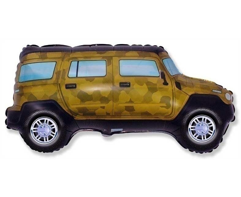 Μπαλόνι Φοιλ Σχήμα 4 x 4 Militar / 48 x 85 εκ - Ασυσκεύαστο - Image 2