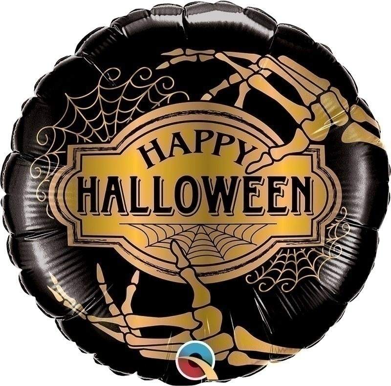 Μπάλονι Φοιλ 18 Halloween Golden Skeleton