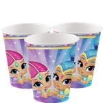 Ποτήρια χαρτ. 250ml Shimmer & Shine /8 τεμ