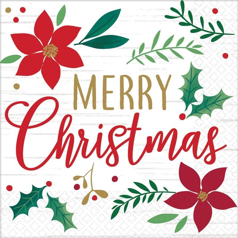 Χαρτοπετσέτες φαγητού 33εκ Christmas Wishes/16 τεμ