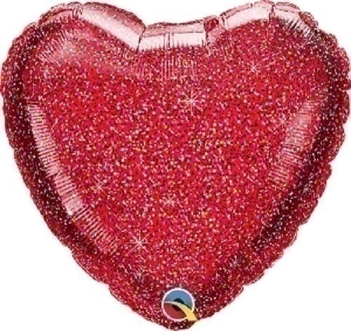 Μπαλόνι Φοιλ 18 Glittergraphic Red / 46εκ