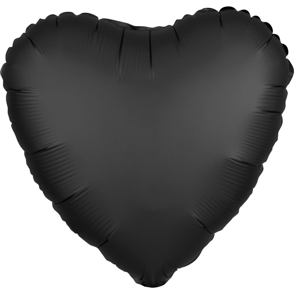Μπαλόνι Φοιλ Καρδιά Satin Luxe Onyx Black 43cm