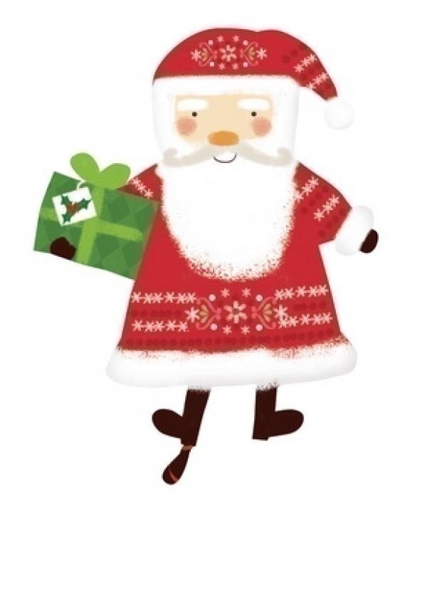 Μπαλόνι Φοιλ Σχήμα 32 Gift Traditional Santa - Άγιος Βασίλης