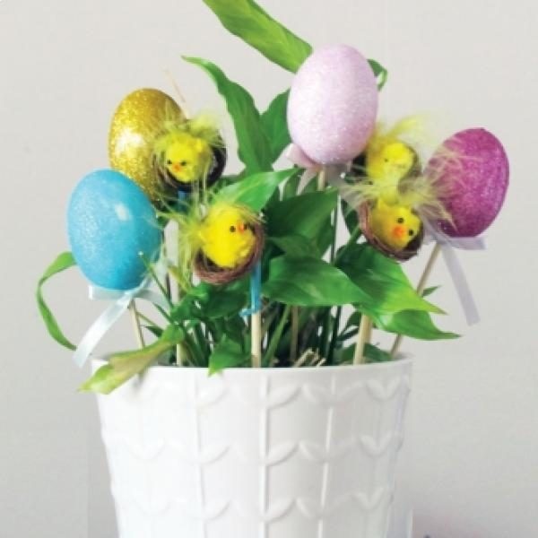 Σετ Στικς Easter Eggs & Chicks /9τεμ