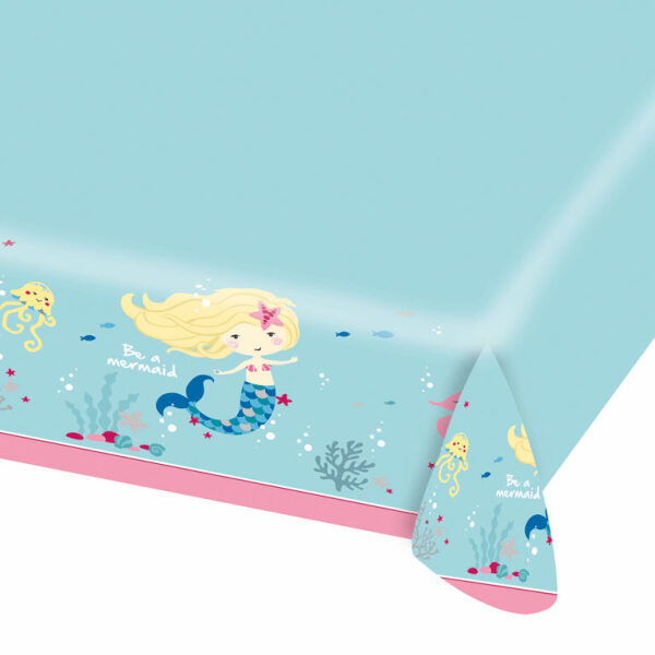 Τραπεζομάντηλο χάρτινο Be a Mermaid 1.80 x 1.20 εκ.