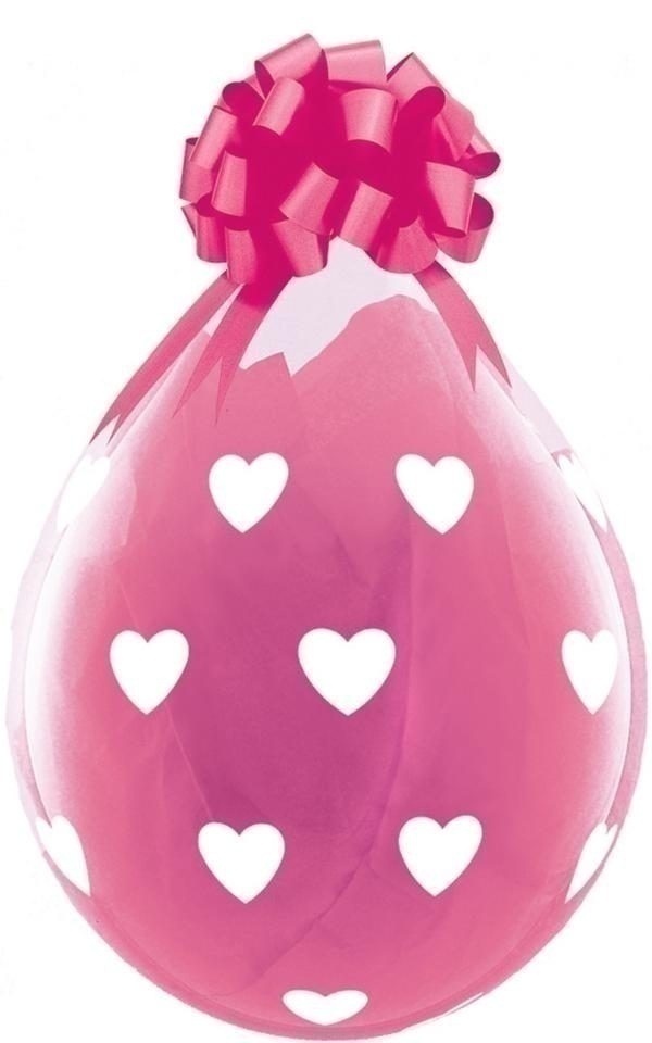 Μπαλόνια Λάτεξ 18 Μηχανής Big Hearts /25 τεμ