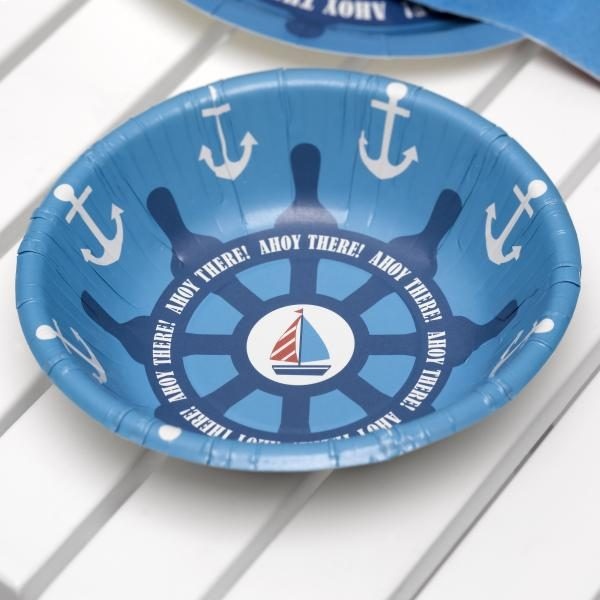 Χάρτινα Μπωλ Ahoy There Boat /8 τεμ