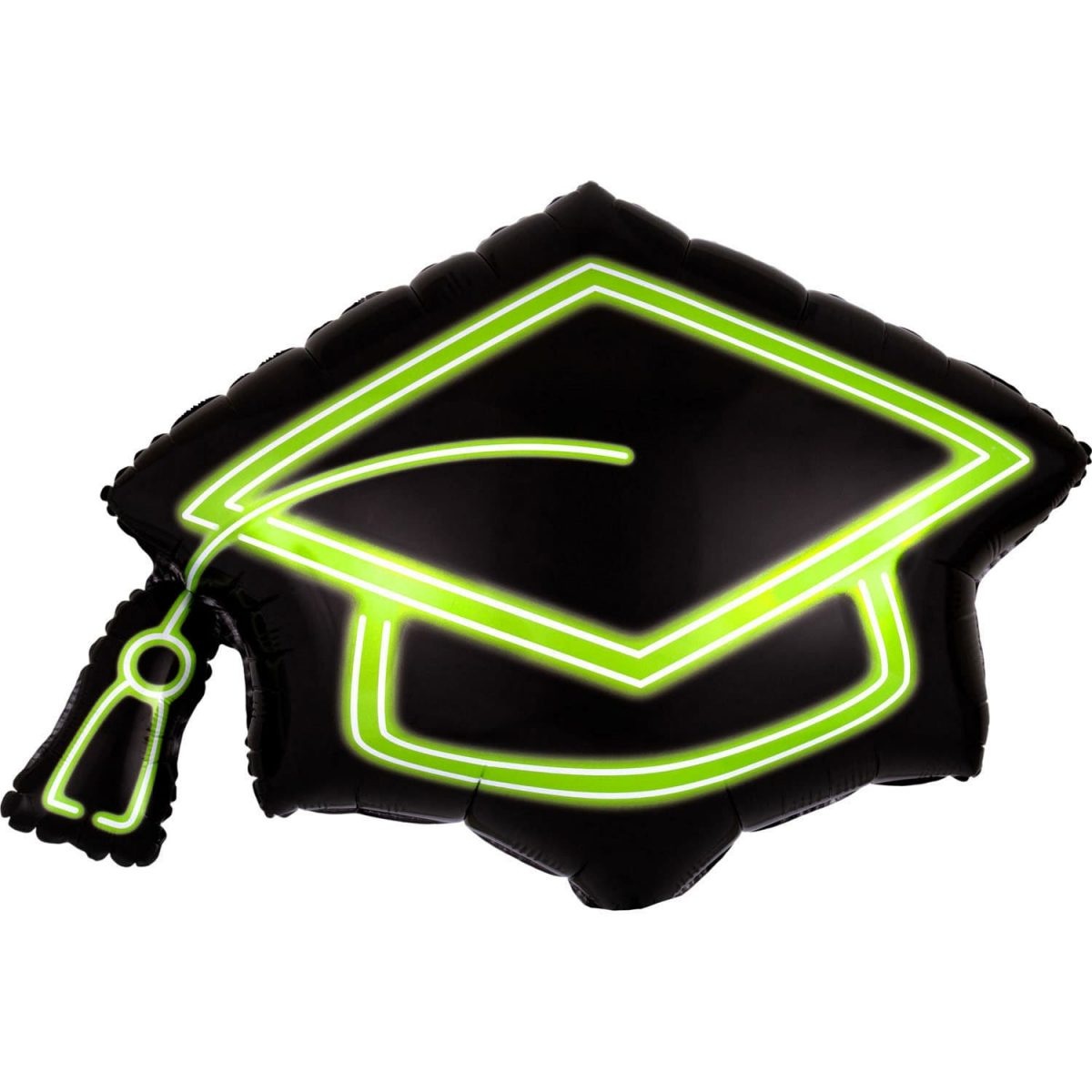 Μπαλόνι Φοιλ Σχήμα Καπέλο Αποφοίτησης Neon Grad Cap
