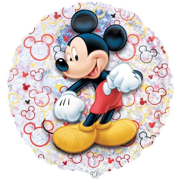 Μπαλόνι Φοιλ 21 Holographic Mickey Mouse / 53 εκ