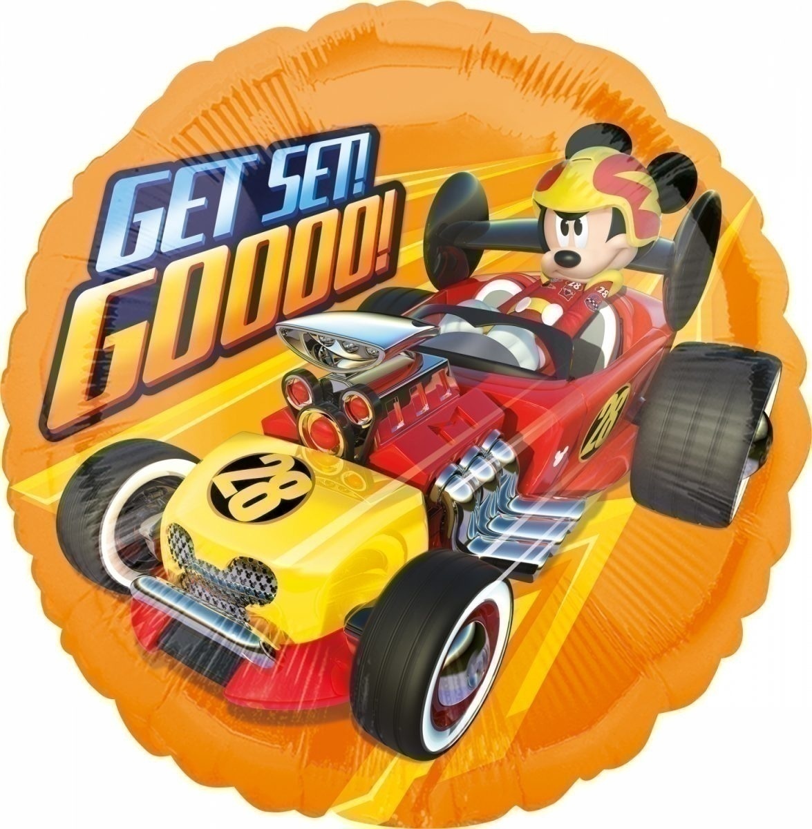 Μπαλ. Φοιλ 18 Mickey Roadster Get Set Go