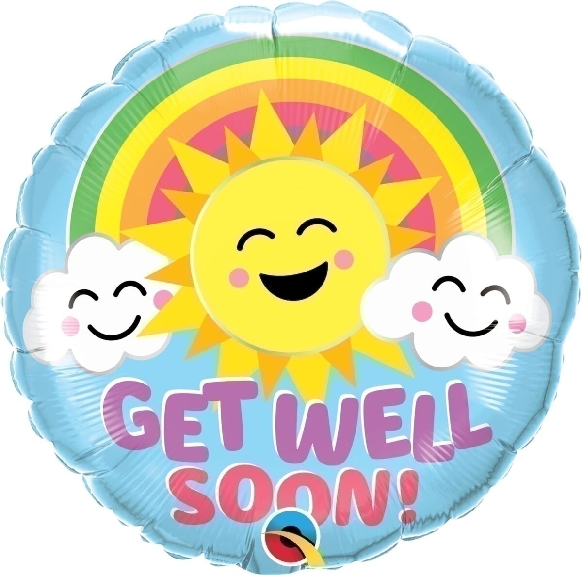 Μπαλόνι Φοιλ 18 Get Well Soon Sunny Smiles / 46 εκ