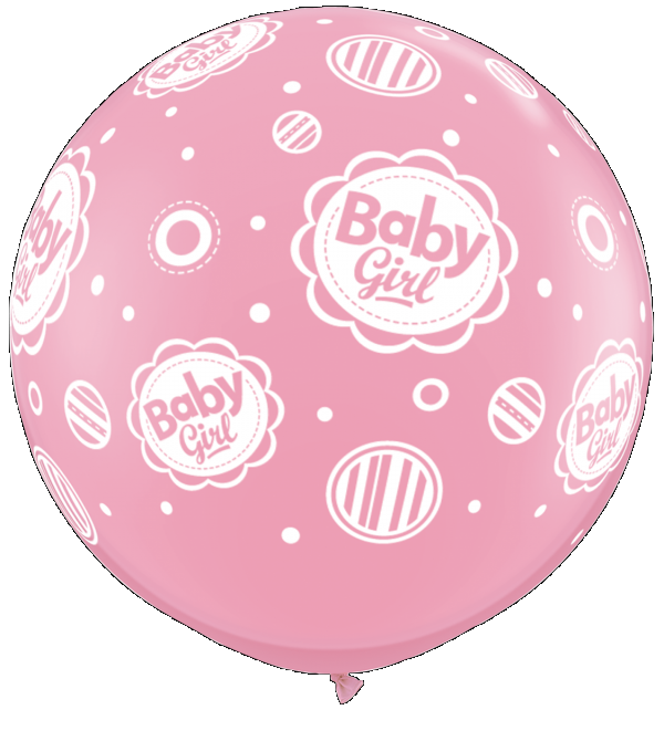 3Π Baby Girl Dots A Round /2 τεμ