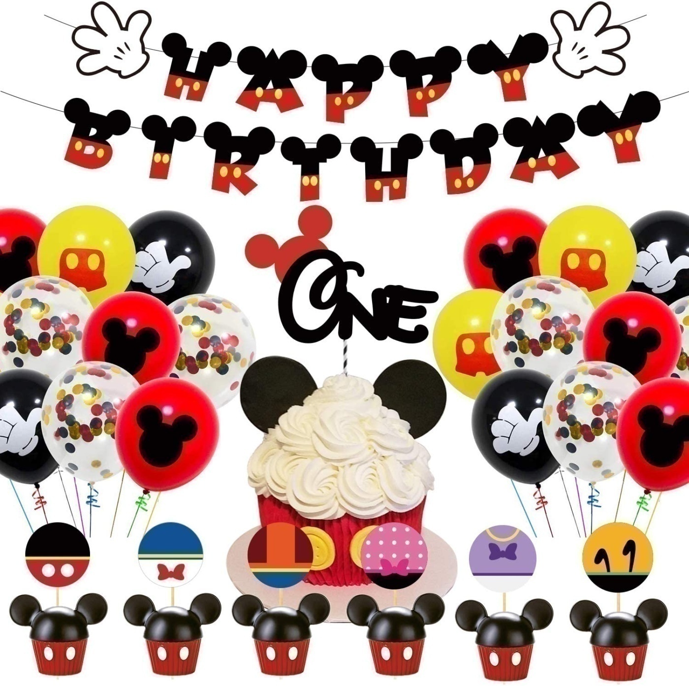Θεματικό Σετ Πάρτυ "Mickey Mouse"