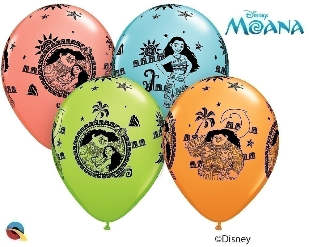 Μπαλόνια Λάτεξ 11 Moana & Maui / 25 τεμ.