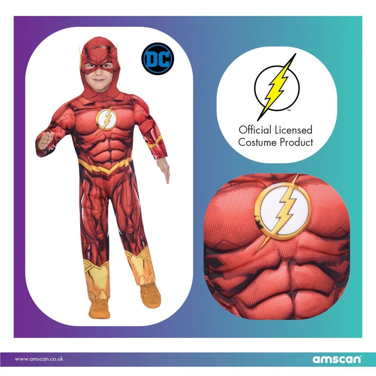 Στολή The Flash Costume 4-6 Ετών