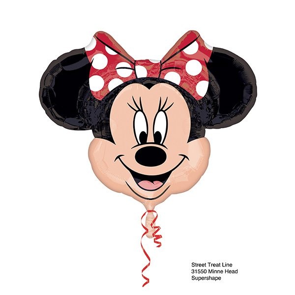 Μπαλόνι Φοιλ Σχήμα Minnie Mouse Κεφάλι / 53 x 53εκ