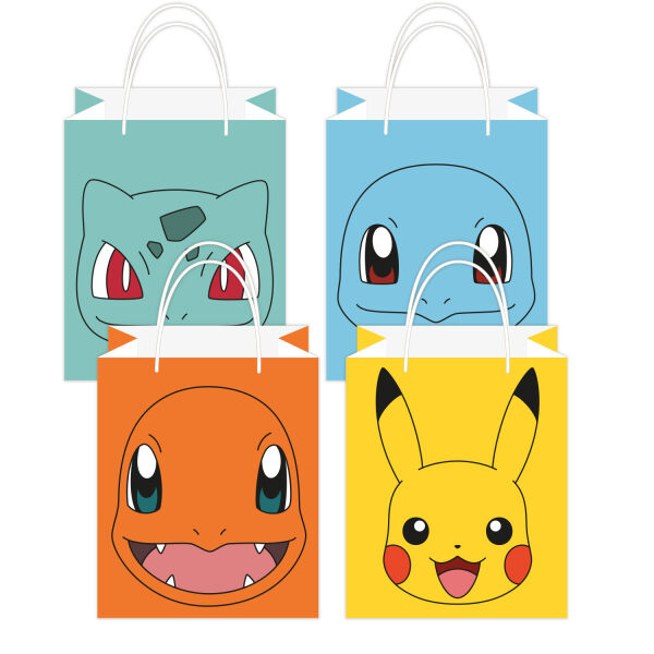 Τσάντες Δώρου Χάρτινες Pokémon / 8 τμχ