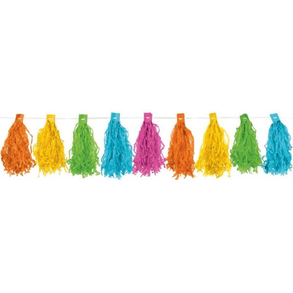 Γιρλάντα με φούντες Tassel Πολύχρωμη 3 μ.
