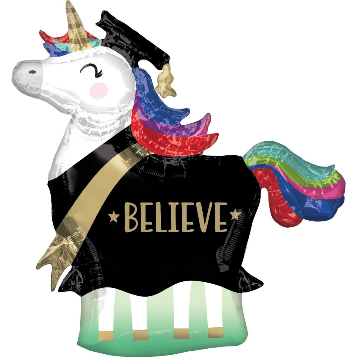 Μπαλόνι Φοιλ SuperShape Grad Unicorn 83 x 81 εκ