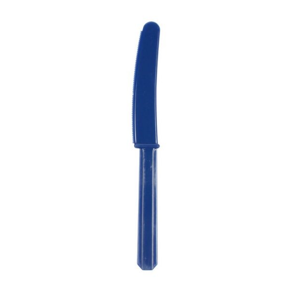 Μαχαίρια Πλαστικά Navy Flag Blue /10 τεμ