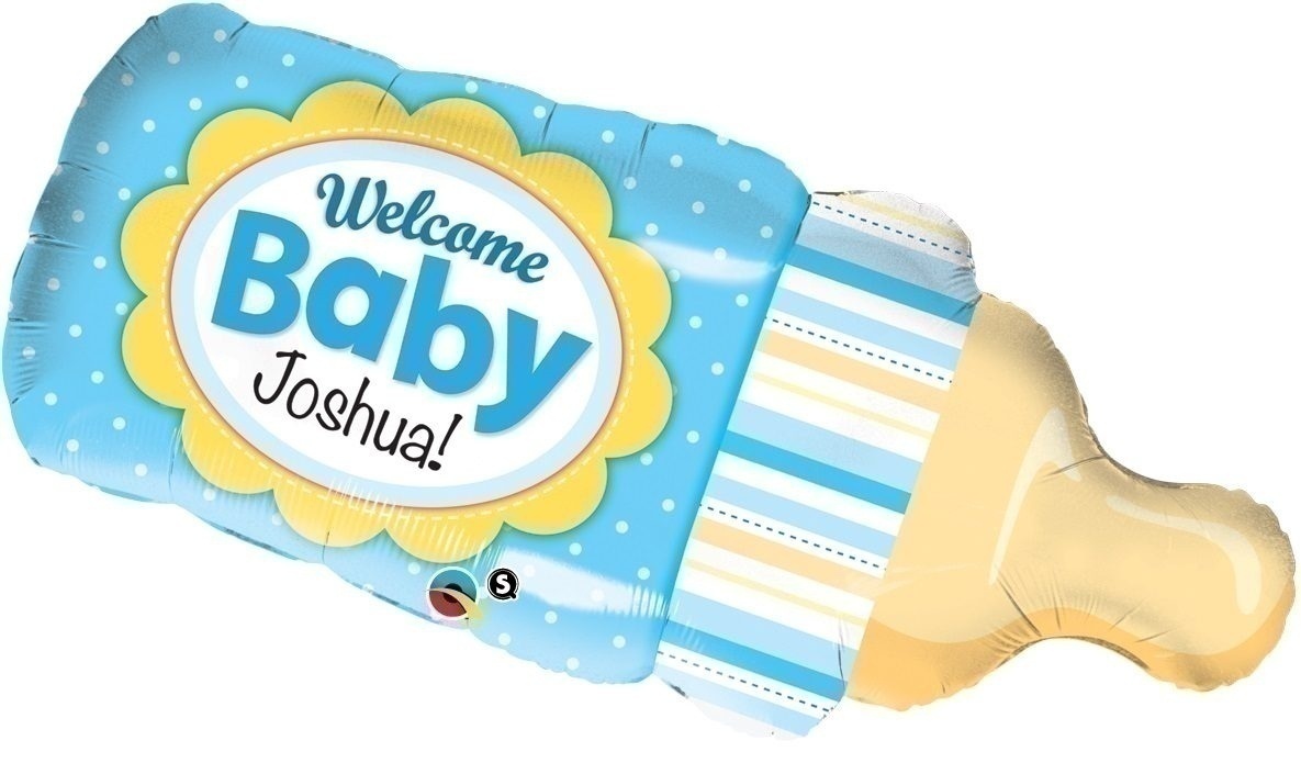 Μπαλόνι Φοιλ 39 Welcome Baby Μπιμπερό Σιέλ
