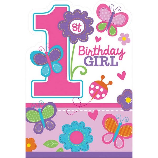 Προσκλήσεις με Φακέλους Sweet Birthday Girl