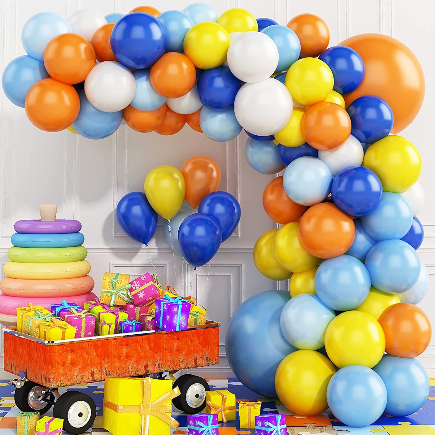 DIY Γιρλάντα "Party Time"/ 72 Μπαλόνια