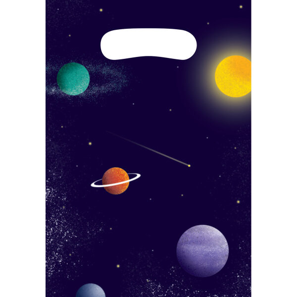 Σακουλάκια Χάρτινα Space Party / 15.8 x 23.6 εκ