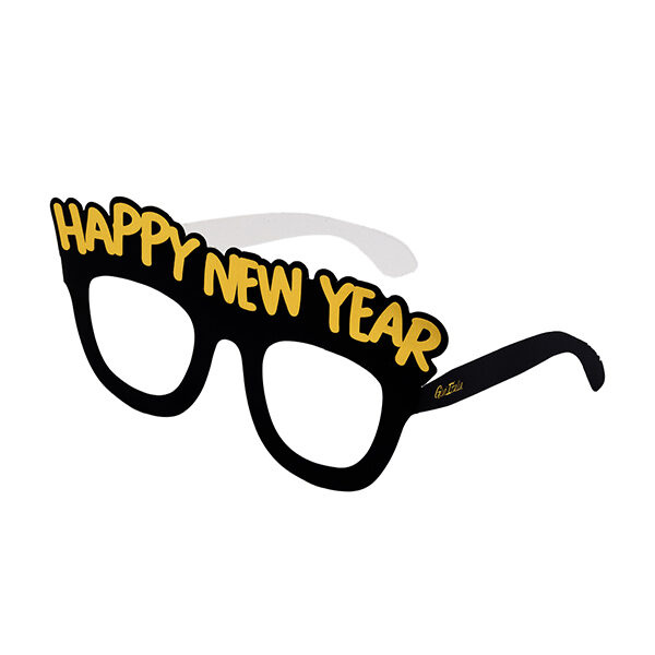 Γυαλιά χάρτινα Happy New Year / 4 τεμ