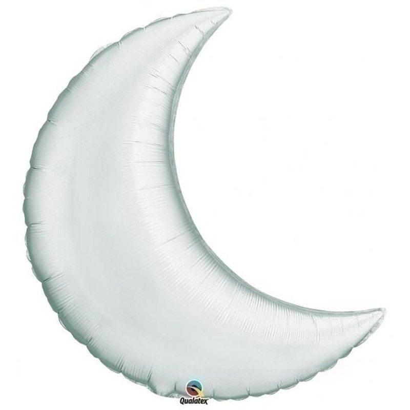 Μπαλόνι Φοιλ 9 Μίνι Σχήμα Φεγγάρι Ασημί moon