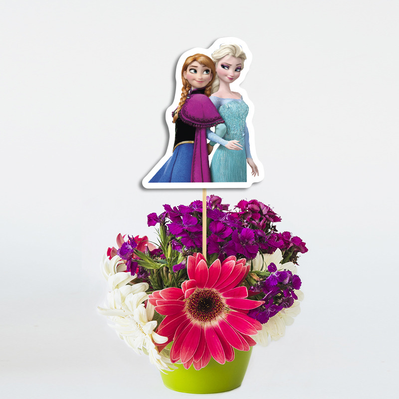 Διακοσμητικό Topper Frozen χάρτινο 20cm