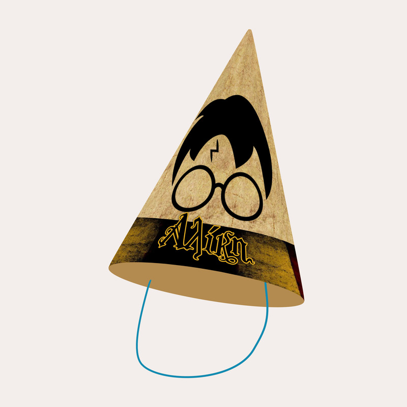 Καπελάκια πάρτυ με όνομα Harry Potter / 8τμχ