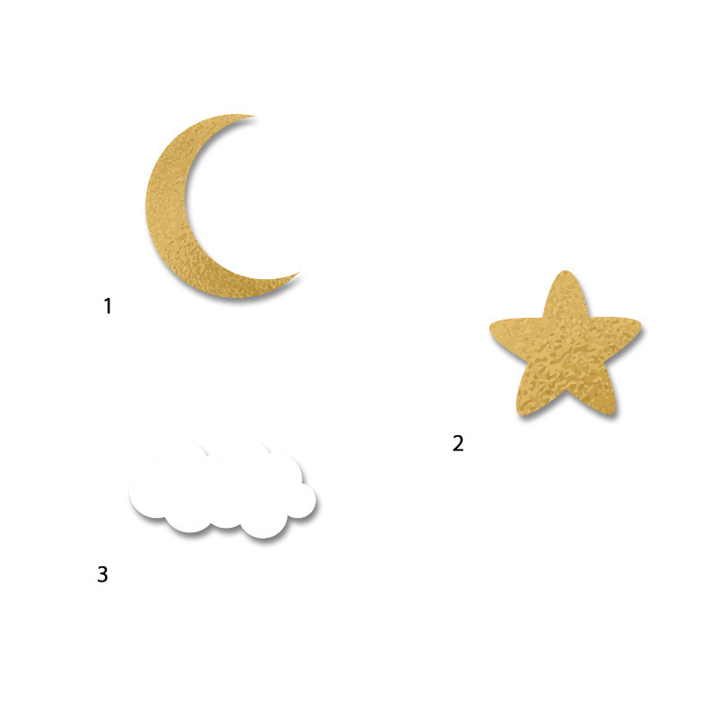 Διακοσμητική φιγούρα Little Star 5cm Ξύλινη/1τμχ