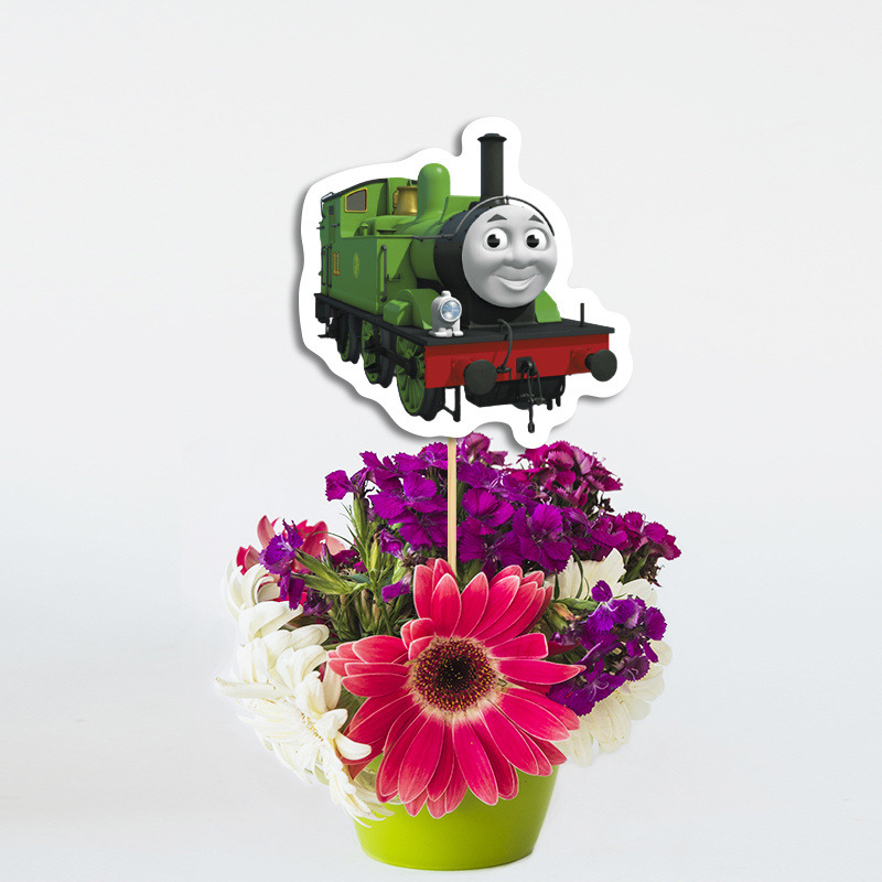 Διακοσμητικό Topper Τόμας το Τρενάκι χάρτινο 20cm