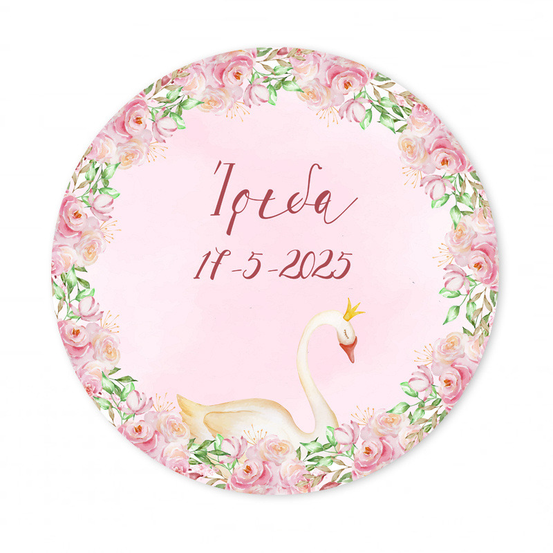 Αυτοκόλλητο με όνομα Κύκνος 27cm