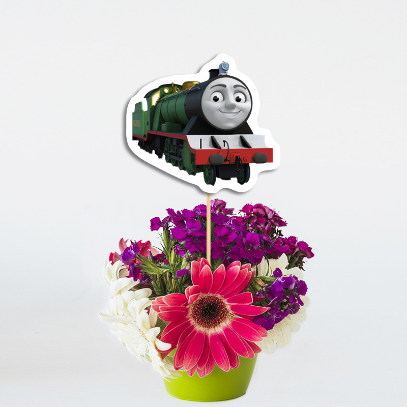 Διακοσμητικό Τοππερ Τόμας το Τρενάκι χάρτινο για το τραπέζι/ 20cm