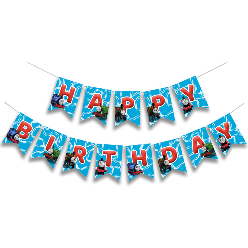 Γιρλάντα Γράμματα Τόμας το τρενάκι Happy Birthday
