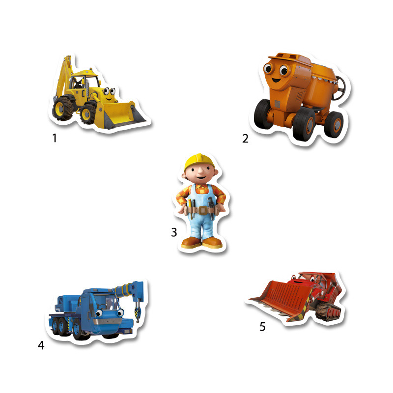 Διακοσμητική φιγούρα Μπομπ ο Μάστορας 5cm Ξύλινη/1τμχ